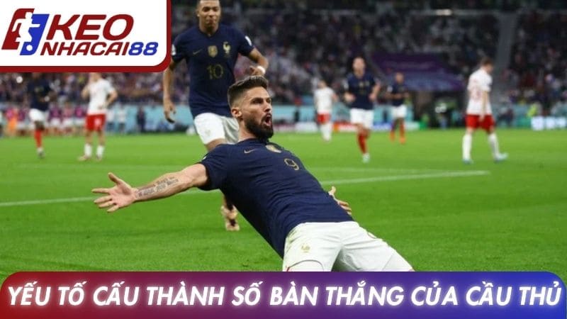 Yếu tố cấu thành số bàn thắng của cầu thủ
