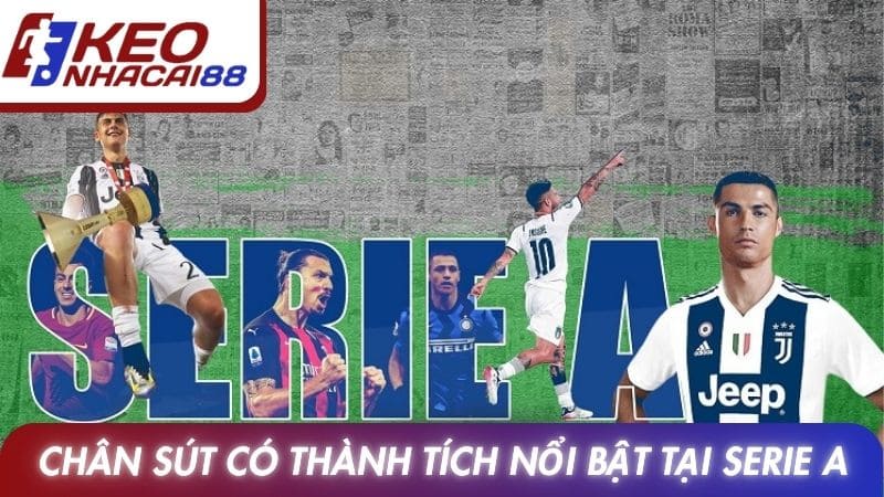 Chân sút có thành tích nổi bật tại serie A